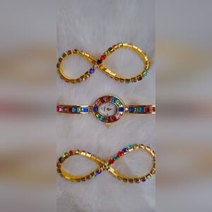 Women Watch & 2 Bracelets Set